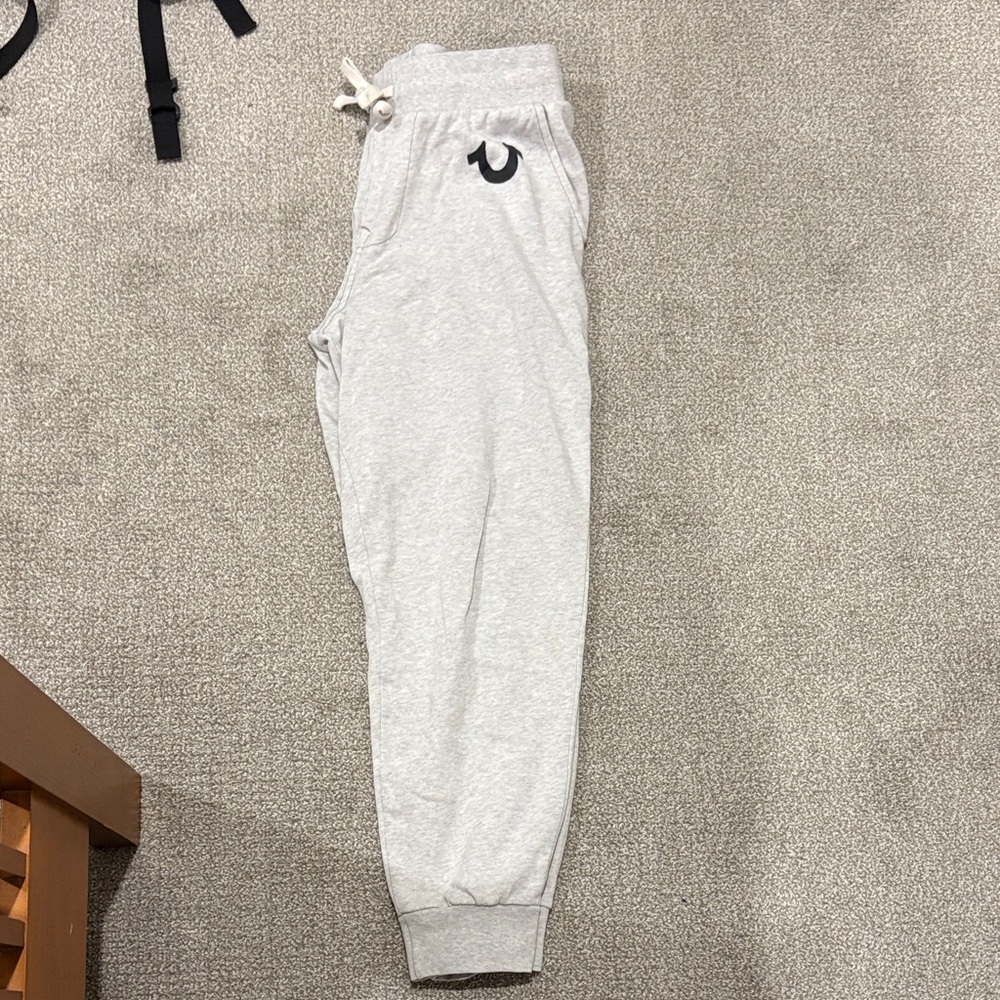 Men’s True Religion Light Gray Sweatpants